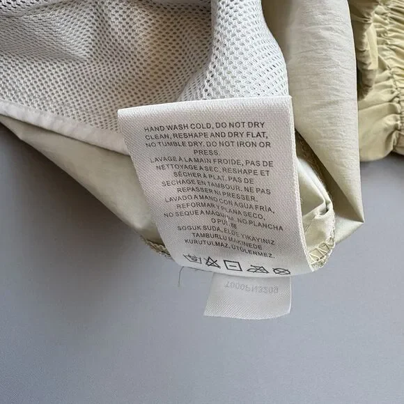 Tibi Women Small Powder Nylon Pull On High Rise Cargo Wilt Jogger Elastic Waist - Picture 12 of 13